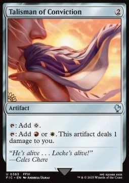 Talisman of Conviction - Commander: Magic: The Gathering - FINAL FANTASY (Uncommon) [FIC-363]
