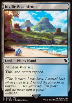 Idyllic Beachfront
