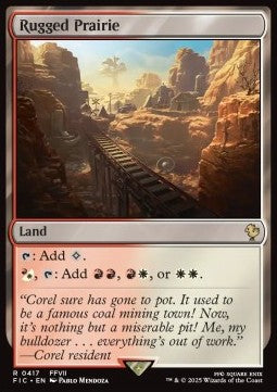 Rugged Prairie - Commander: Magic: The Gathering - FINAL FANTASY (Rare) [FIC-417]
