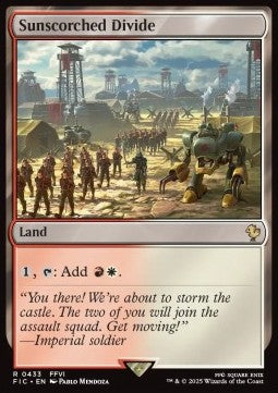 Sunscorched Divide - Commander: Magic: The Gathering - FINAL FANTASY (Rare) [FIC-433]