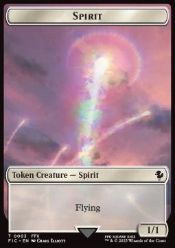 Spirit Token (W 1/1) // Squid Token (U 1/1) (V.1)