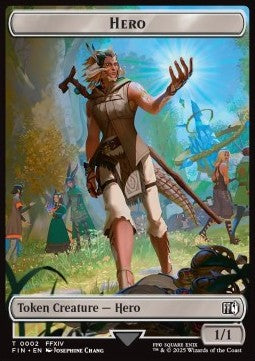 Hero Token (W 1/1) // Spirit Token (W 1/1) (V.1)