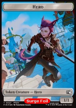 Hero Token (W 1/1) // Spirit Token (W 1/1) (V.4) - FINAL FANTASY: Tokens (Token) [TFIN-CT 27/3]