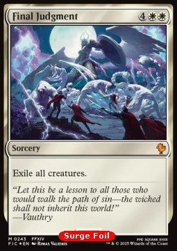 Final Judgment - Commander: FINAL FANTASY: Collector's Edition (Mythic) [CFIC-243]