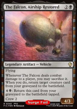 The Falcon, Airship Restored - Commander: FINAL FANTASY: Collector's Edition (Rare) [CFIC-45]