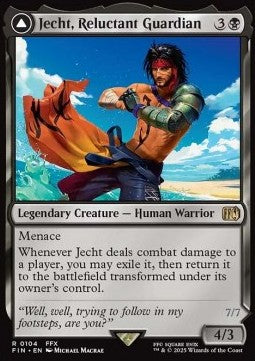 Jecht, Reluctant Guardian // Braska's Final Aeon - Magic: The Gathering - FINAL FANTASY (Rare) [FIN-104]