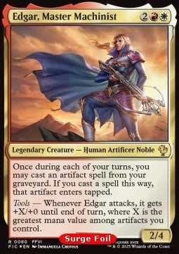 Edgar, Master Machinist - Commander: FINAL FANTASY: Collector's Edition (Rare) [CFIC-80]