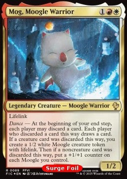 Mog, Moogle Warrior - Commander: FINAL FANTASY: Collector's Edition (Rare) [CFIC-89]