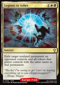 Legions to Ashes - Commander: FINAL FANTASY: Collector's Edition (Rare) [CFIC-326]