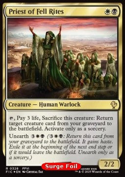 Priest of Fell Rites - Commander: FINAL FANTASY: Collector's Edition (Rare) [CFIC-328]