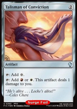 Talisman of Conviction - Commander: FINAL FANTASY: Collector's Edition (Uncommon) [CFIC-363]