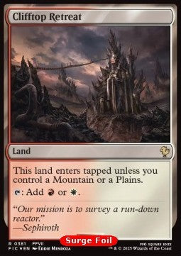 Clifftop Retreat - Commander: FINAL FANTASY: Collector's Edition (Rare) [CFIC-381]