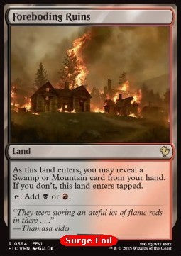 Foreboding Ruins - Commander: FINAL FANTASY: Collector's Edition (Rare) [CFIC-394]