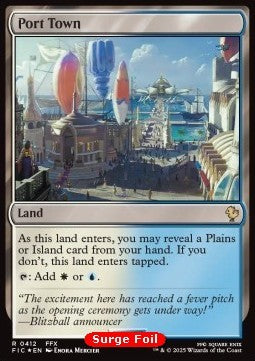 Port Town - Commander: FINAL FANTASY: Collector's Edition (Rare) [CFIC-412]