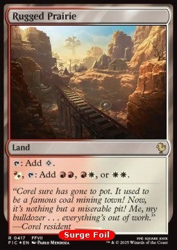 Rugged Prairie - Commander: FINAL FANTASY: Collector's Edition (Rare) [CFIC-417]