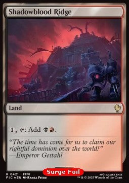 Shadowblood Ridge - Commander: FINAL FANTASY: Collector's Edition (Rare) [CFIC-421]