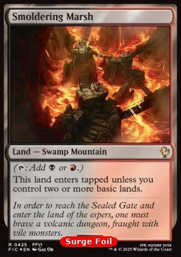 Smoldering Marsh - Commander: FINAL FANTASY: Collector's Edition (Rare) [CFIC-425]