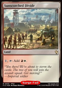 Sunscorched Divide - Commander: FINAL FANTASY: Collector's Edition (Rare) [CFIC-433]