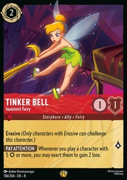Tinker Bell - Insistent Fairy - Reign of Jafar (Legendary) [8JAF-136]