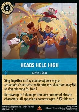 Heads Held High - Reign of Jafar (Rare) [8JAF-175]