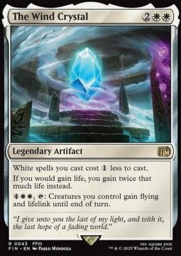 The Wind Crystal - Magic: The Gathering - FINAL FANTASY (Rare) [FIN-43]