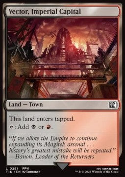 Vector, Imperial Capital - Magic: The Gathering - FINAL FANTASY (Land) [FIN-291]