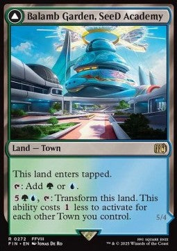 Balamb Garden, SeeD Academy // Balamb Garden, Airborne - Magic: The Gathering - FINAL FANTASY (Rare) [FIN-272]
