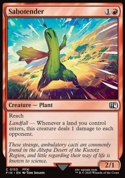 Sabotender - Magic: The Gathering - FINAL FANTASY (Common) [FIN-153]