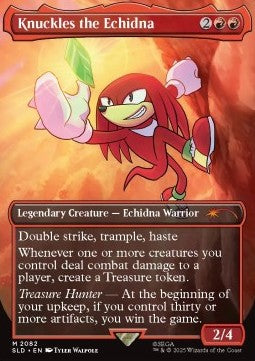 Knuckles the Echidna - Secret Lair Drop Series: The Sonic Superdrop (Mythic) [SLDTS-2082]