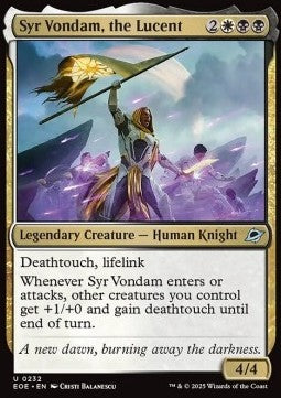 Syr Vondam, the Lucent - Edge of Eternities (Uncommon) [EOE-232]
