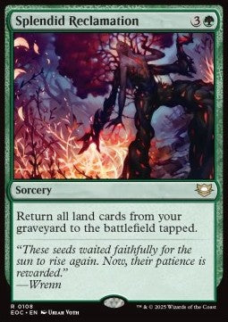 Splendid Reclamation - Commander: Edge of Eternities (Rare) [EOC-108]