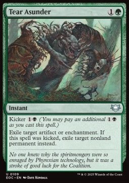 Tear Asunder - Commander: Edge of Eternities (Uncommon) [EOC-109]