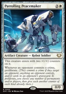 Patrolling Peacemaker - Commander: Edge of Eternities (Rare) [EOC-5]
