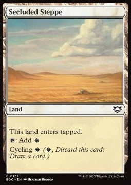 Secluded Steppe - Commander: Edge of Eternities (Common) [EOC-177]