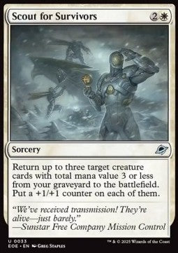 Scout for Survivors - Edge of Eternities (Uncommon) [EOE-33]