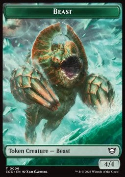 Beast Token (G 4/4) // Pest Token (BG 1/1) - Edge of Eternities: Tokens (Token) [TEOE-CT 6/9]