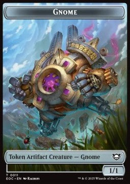 Gnome Token (A 1/1) // Thopter Token (A 1/1) - Edge of Eternities: Tokens (Token) [TEOE-CT 11/16]