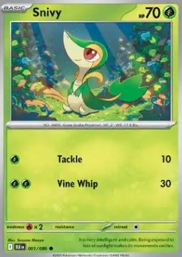 Snivy - Black Bolt (Common) [BLK-001]