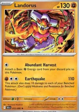 Landorus - Black Bolt (Rare) [BLK-053]