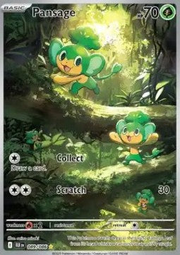 Pansage - Black Bolt (Illustration Rare) [BLK-089]