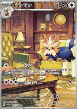 Herdier - White Flare (Illustration Rare) [WHT-155]