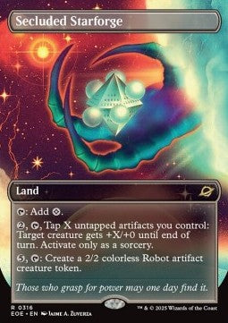 Secluded Starforge (V.1) - Edge of Eternities: Extras (Rare) [XEOE-316]