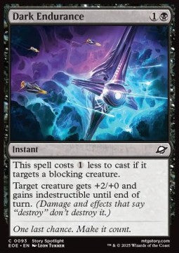 Dark Endurance - Edge of Eternities (Common) [EOE-93]