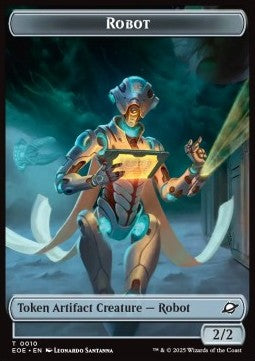 Robot Token (A 2/2) // Tezzeret, Cruel Captain Emblem - Edge of Eternities: Tokens (Token) [TEOE-T 10/11]