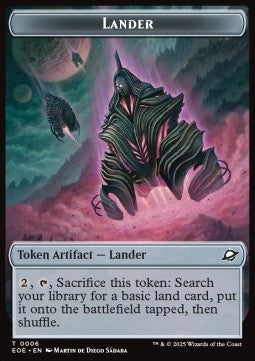 Lander Token // Robot Token (A 2/2) (V.3) - Edge of Eternities: Tokens (Token) [TEOE-T 6/10]