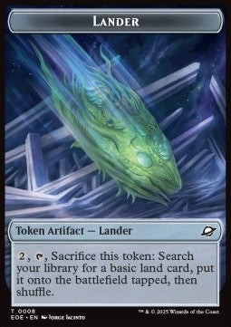 Lander Token // Robot Token (A 2/2) (V.5) - Edge of Eternities: Tokens (Token) [TEOE-T 8/10]