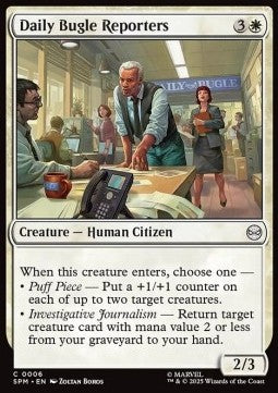 Daily Bugle Reporters - Magic: The Gathering | Marvel's Spider-Man (Common) [SPM-6]