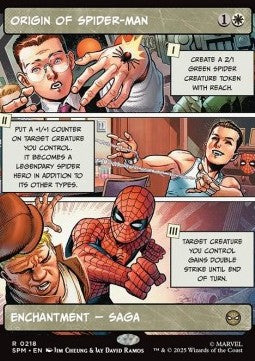 Origin of Spider-Man - Magic: The Gathering | Marvel's Spider-Man: Extras (Rare) [XSPM-218]