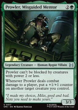 Prowler, Misguided Mentor - Marvel's Spider-Man: Eternal (Uncommon) [SPE-17]