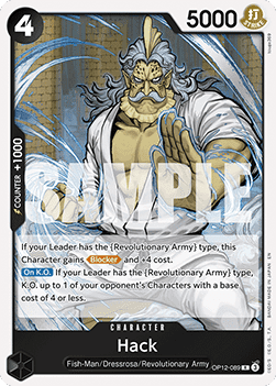 Hack (OP12-089) - Legacy of the Master (Rare) [OP12-089]